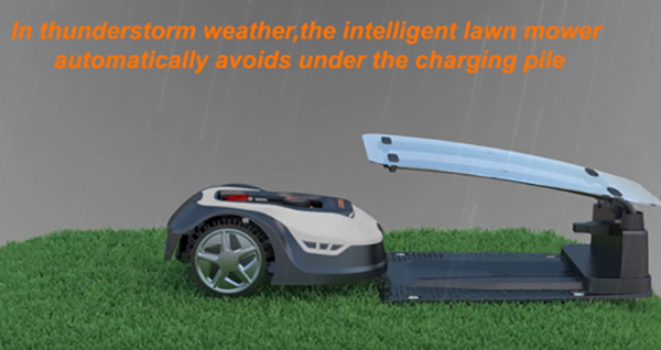 Rain sensor: robot automatically returns to the loading station when rain